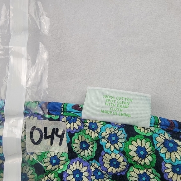 Vera Bradley quilted blue rhapsody stocking - Picture 6 of 6